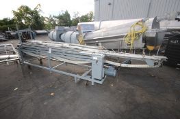 Straight Section of Accumulation Conveyor, with (3) Belts, Overall Dims.: Aprox. 14' L x 33