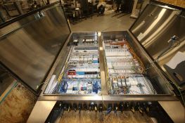 Hoffman 2-Door S/S Control Panel, with Allen-Bradley 18-Slot PLC & Other Associated Controls,