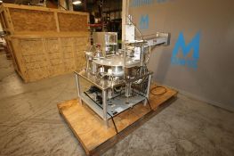 World Cup 12-Station Rotary Cup Tamper Evident Sealer, M/N 12-32, S/N M1384, with (12) Aprox. 2-1/2