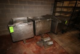 S/S Portable Totes with Assorted S/S Molds, Tote Dims.: Aprox. 53