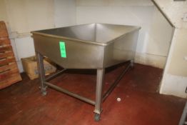 S/S Drain Traugh, Overall Dims.: Aprox. 83