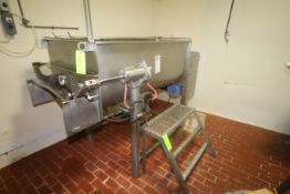 Rietz 1,000 lbs. S/S Dual Ribbon Blender, M/N RS-18-K5405, S/N RS-770256, with (2) Motor Drives,