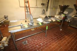 S/S Table, Overall Dims.: Aprox.: 120