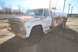 Ford 600 Milk Truck, VIN #: F61DKE16965, with S/S Tanker in Rear, with Pump Discharge (NOTE: SOLD
