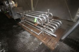 S/S 9-Pass Holding Tube, Mounted on S/S Frame (NOTE: Dismantled Into (2) Separate Sections) (LOCATED