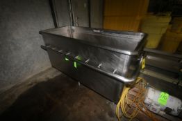 S/S Jet Spray COP Tank, Internal Dims.: Aprox. 74-1/2