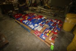 Large Assortement of Maintenance Shop Parts Bins with Contents, Including Hardware, Springs, S/S