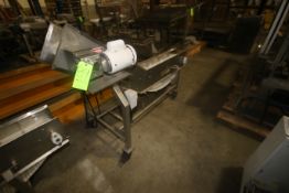 Marchant Schmidt Inc.S/S Incline Conveyor, with Cleated Belt, with Baldor 0.25 hp Motor, 115/220