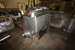 Dual Auger S/S Churn Boat, Augers Length Aprox. 48