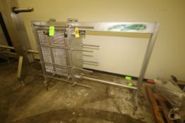 GEA AHBORN 3-Section S/S Plate Heat Exchanger, with Aprox. (25) Installed S/S Plates (LOCATED IN