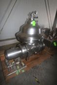 Westfalia S/S Separator, Type MSA 120-01-0/6, S/N 1657 985, Speed of Bowl 4500, Heavy Liquid g/c.