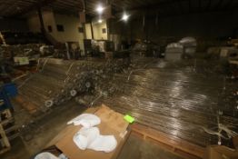 Lot of Assorted S/S Dryer Filter Housings, Assorted Sizes & Conditions Located on (4) Skids, with (