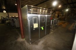 Continental S/S 3-Door Refrigerator, Overall Dims.: Aprox. 80