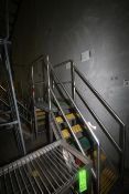 S/S Step Over Platform, with Stairs & S/S Handrails, Overall Dims.: Aprox. 125