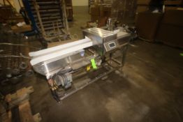 Cintex S/S Metal Detector, M/N CS2072, S/N 38243, Product Opening: Aprox. 9