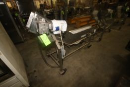 Marchant Schmidt Inc.S/S Incline Conveyor, with Cleated Belt, with Baldor 0.25 hp Motor, 115/220