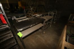 Assorted S/S Tables & Fixtures, Some Mounted on Casters (LOCATED IN WINNSBORO, TX)(Rigging, Handling