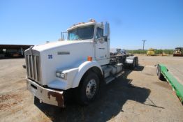 1996 Kenworth 3-Axle Roll-Off Straight Truck, VIN #: 1XKDDB9XOTS687107, with 24,722 Miles, License
