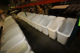 Rubbermaid Ingredient Bins, Overall Dims.: 30