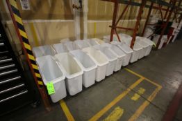 Rubbermaid Ingredient Bins, Overall Dims.: 30