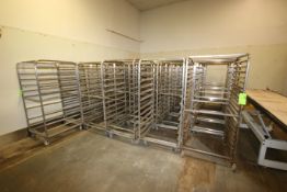 Portable S/S Pan Racks, Overall Dims.: Aprox. 34