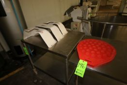 (8) Bun Divider & Rounder Plates, with Aprox. 7/8