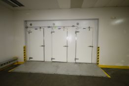 CrownTonka 3-Door Walk-In Cooler, with Larkin 5-Fan Internal Blower, Overall Dims.: Aprox. 192