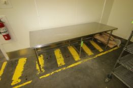 S/S Table, Overall Dims.: Aprox. 96