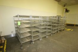 S/S Wire Shelving Units, Overall Dims.: Aprox. 72