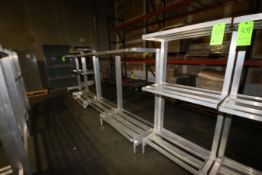 Aluminum Plant Dunnage Racks, Overall Dims.: Aprox. 48