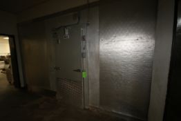 Brown 3-Door/3-Section Walk-In Cooler, with (4) Ceiling Mounted Blower Units, Overall Dims.: