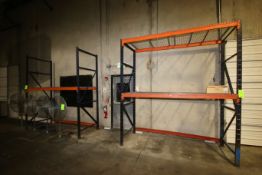 3-Sections of Bolt Type Pallet Racking, with (6) Aprox. 121