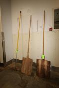 (2) Wooden Pizza Oven Peels, Aprox. 120