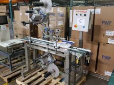 AUTOMATIX Pressure Sensitive Labeler, Model AC-720, S/N 1255, dom. 2007, (2) HERMA H400 16