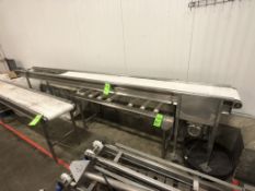 S/S CONVEYOR, S/S WASHDOWN MOTOR, APPX CONVEYOR DIM. L188'' X W15''
