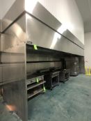 CADDY EXHAUST HOOD, TWO SECTIONS MODEL SHBC-C-I-144-ND-72, S/N V-5321 L300'' x W66