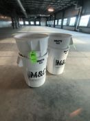 NEW RUBBERMAID 44 GALLON BINS (4)