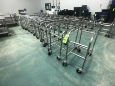 (12) ALLUMINUM DOLLIES APPX L28'' X W16'' X H34''