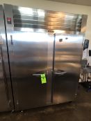 2016 TRAULSEN 2-DOOR S/S REFRIGERATOR, MODEL RHT232WUT-FHS, S/N T49961F16 (BUILT IN MARCH 2016)