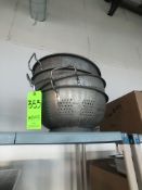 APPX (4) ROUND PERF BOWLS, APPX DIAMETER 17'' DEPTH 7''