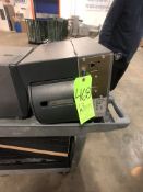 (2) DATAMAX LABEL PRINTERS, MODEL I - CLASS MARK II, INCLUDES RUBBERMAID PUSH CART