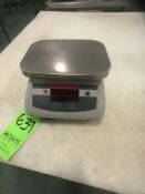 (1) OHAUS COUNTERTOP PLATFORM SCALE, MODEL V21PW6, S/N 8032111846