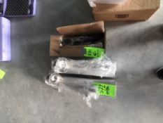 (12) NEW S/S 6 OZ. LADLES AND (7) NEW S/S PERF SPOONS