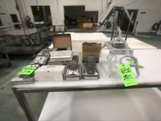 NEMCO VEGETABLE SLICER, EDLUND BLADE ASSEMBLY AND PUSHERS, SOME NEW