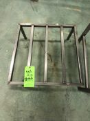 (1) S/S WORK BENCH, APPX DIM. LWH'' 15-1/2 X 15-1/2 X 26-1/12, (1) S/S TABLE/BASE, NO TOP, APPX DIM.