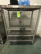 (2) S/S PORTABLE CABINET APPX DIM. LWH 50'' X 24'' X 62''