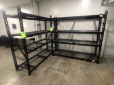 TWO ADJUSTABLE STEEL WIRE RACKS
