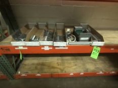 ALLEN BRADLEY SLC 500 PLC RACKS AND PLCS, APPROX. (7) PLCS AND (1) 7-SLOT RACK