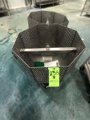 S/S BLANCHING BASKET APPX 28'' DIAMETER, 26'' DEPTH