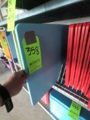 APPX (6) BLUE PLASTIC CUTTING BOARDS, APPX L24'' X W17-3/4''